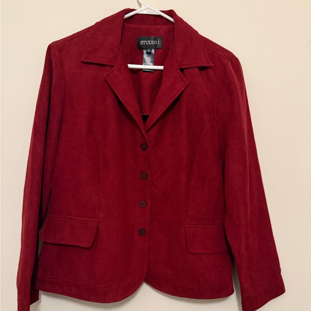 Studio I Women's Red Jacket